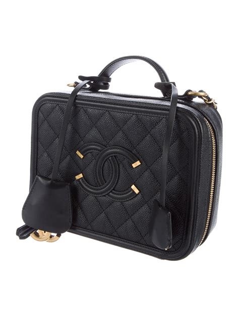 chanel filigree bag vanity|chanel vanity case original.